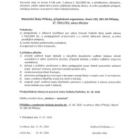 Konkurz na ředitelku MŠ Přítluky